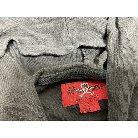 Royal Bones Daang Goodman Women's Jacket Size Medium Zip Up Goth Emo Vtg Y2K - Picture 8 of 12